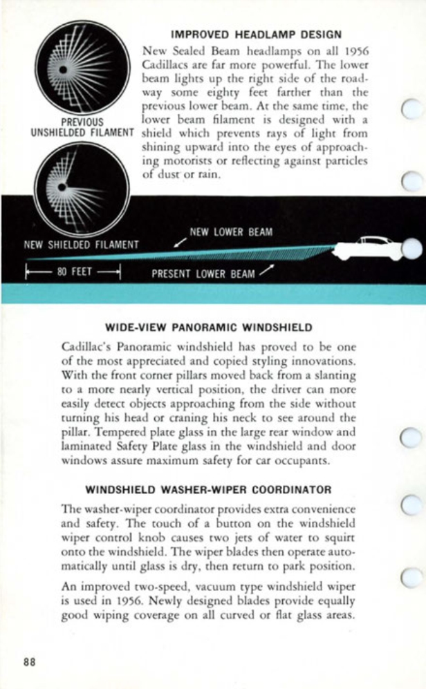1956 Cadillac Salesmans Data Book Page 65